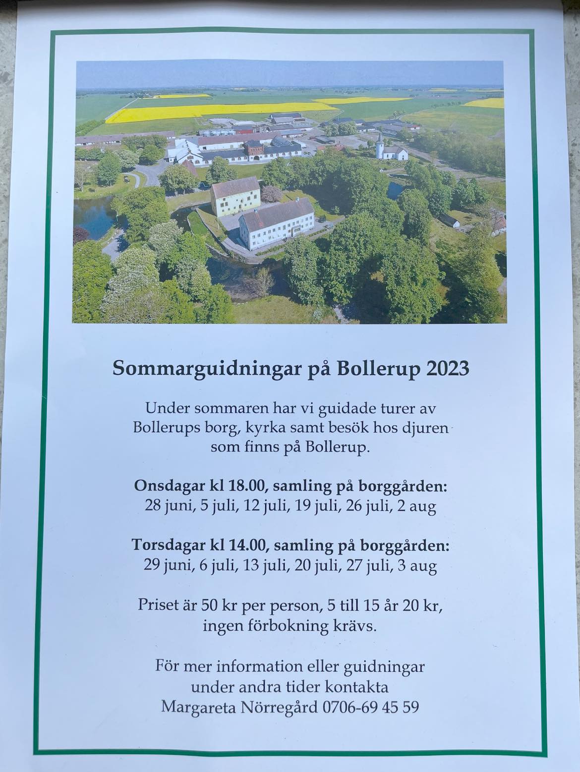 Sommarguidningar Bollerup 2023
