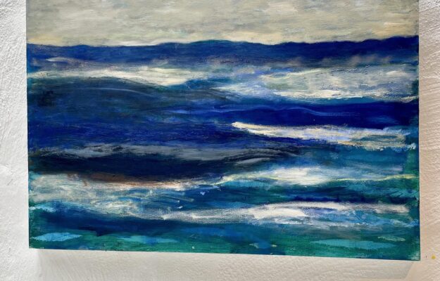 32 4 blue painting